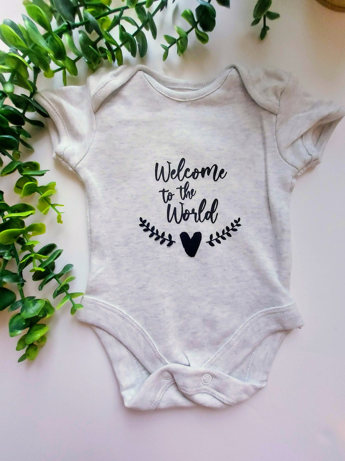 Welcome to The World Baby Vest
