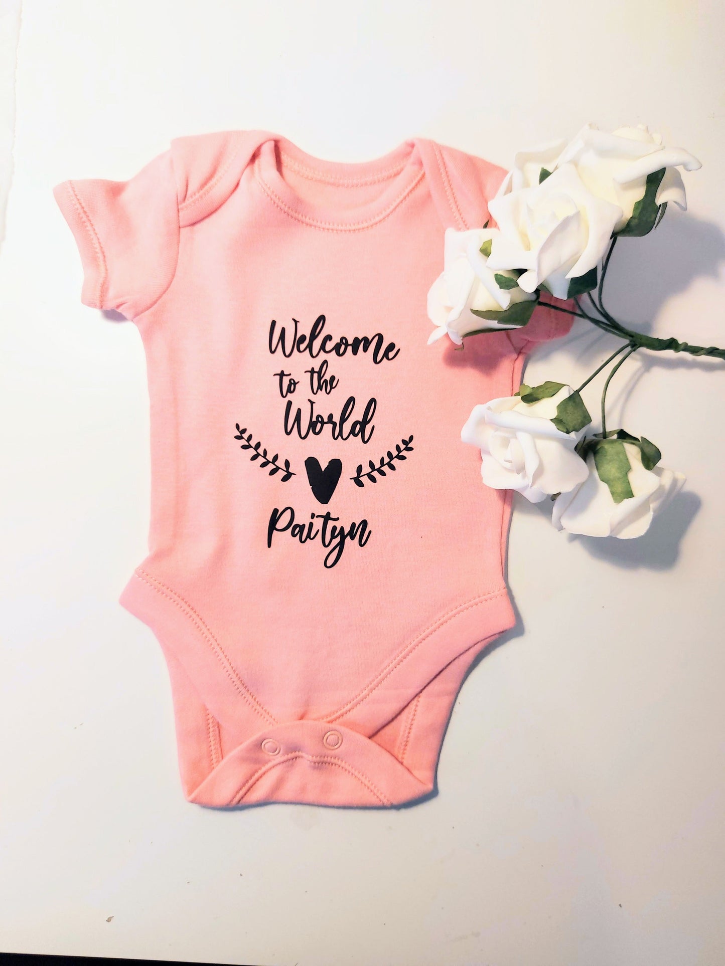 Welcome to The World Baby Vest