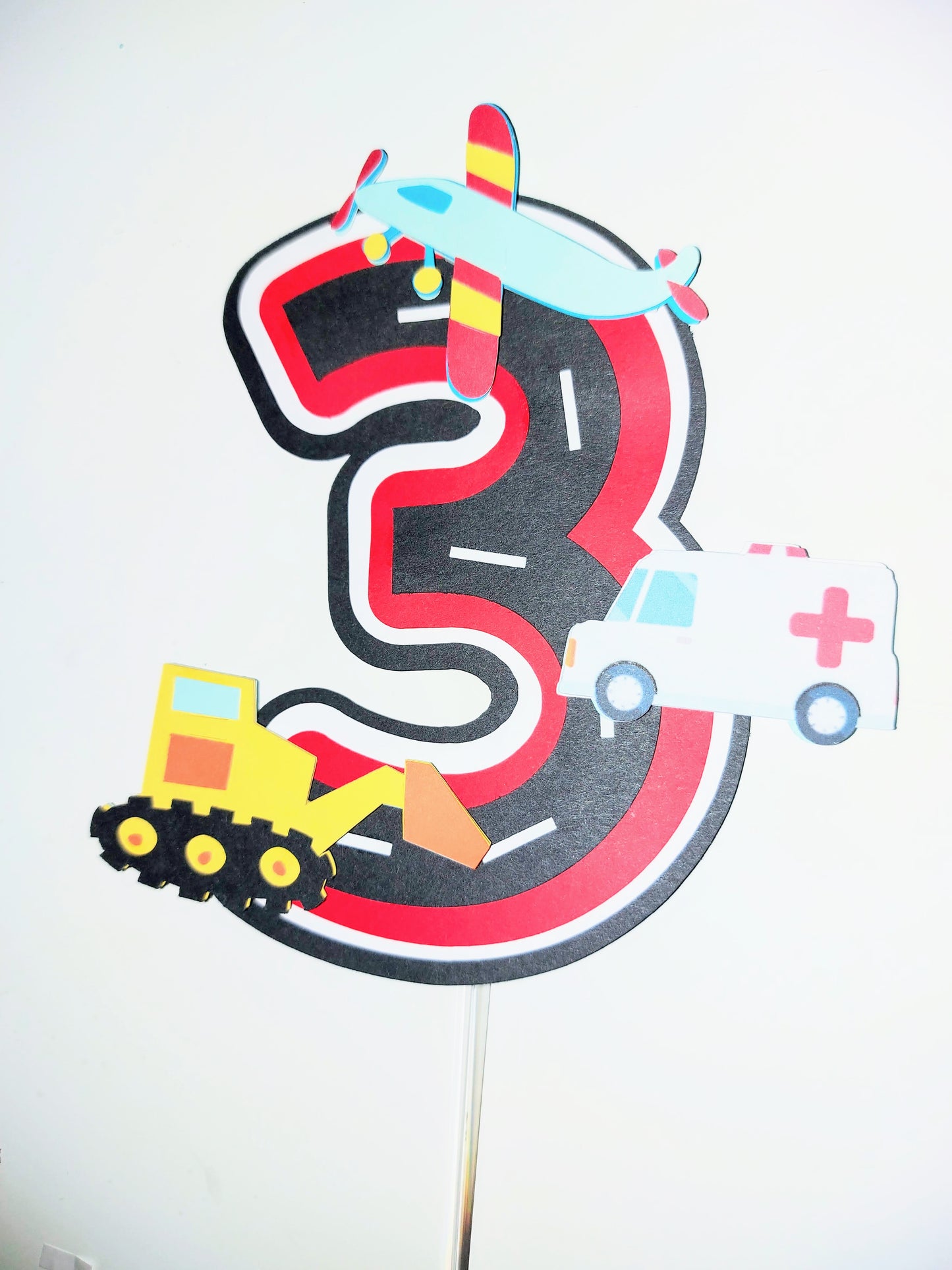 Vehicles Cake Topper