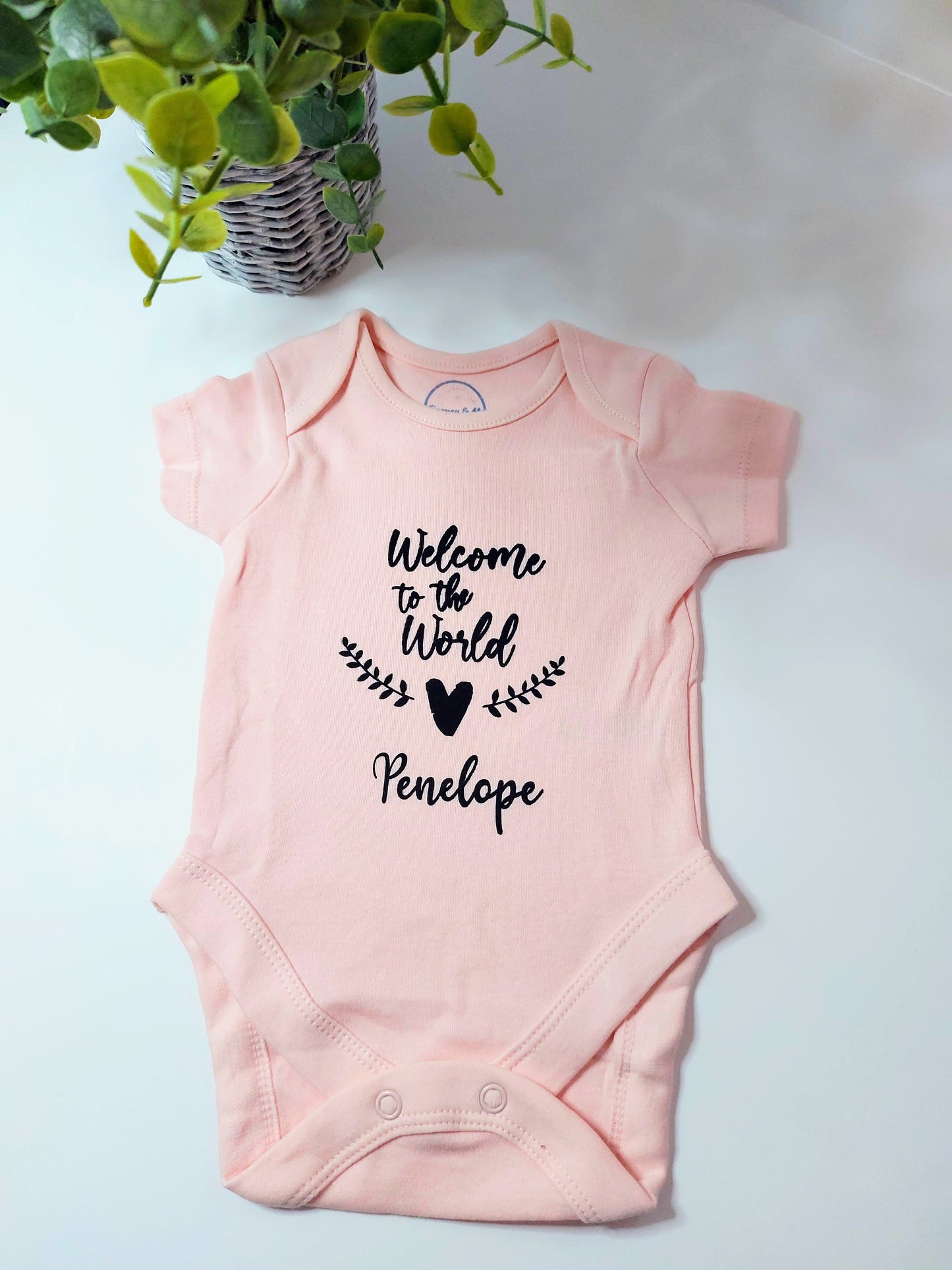 Welcome to The World Baby Vest