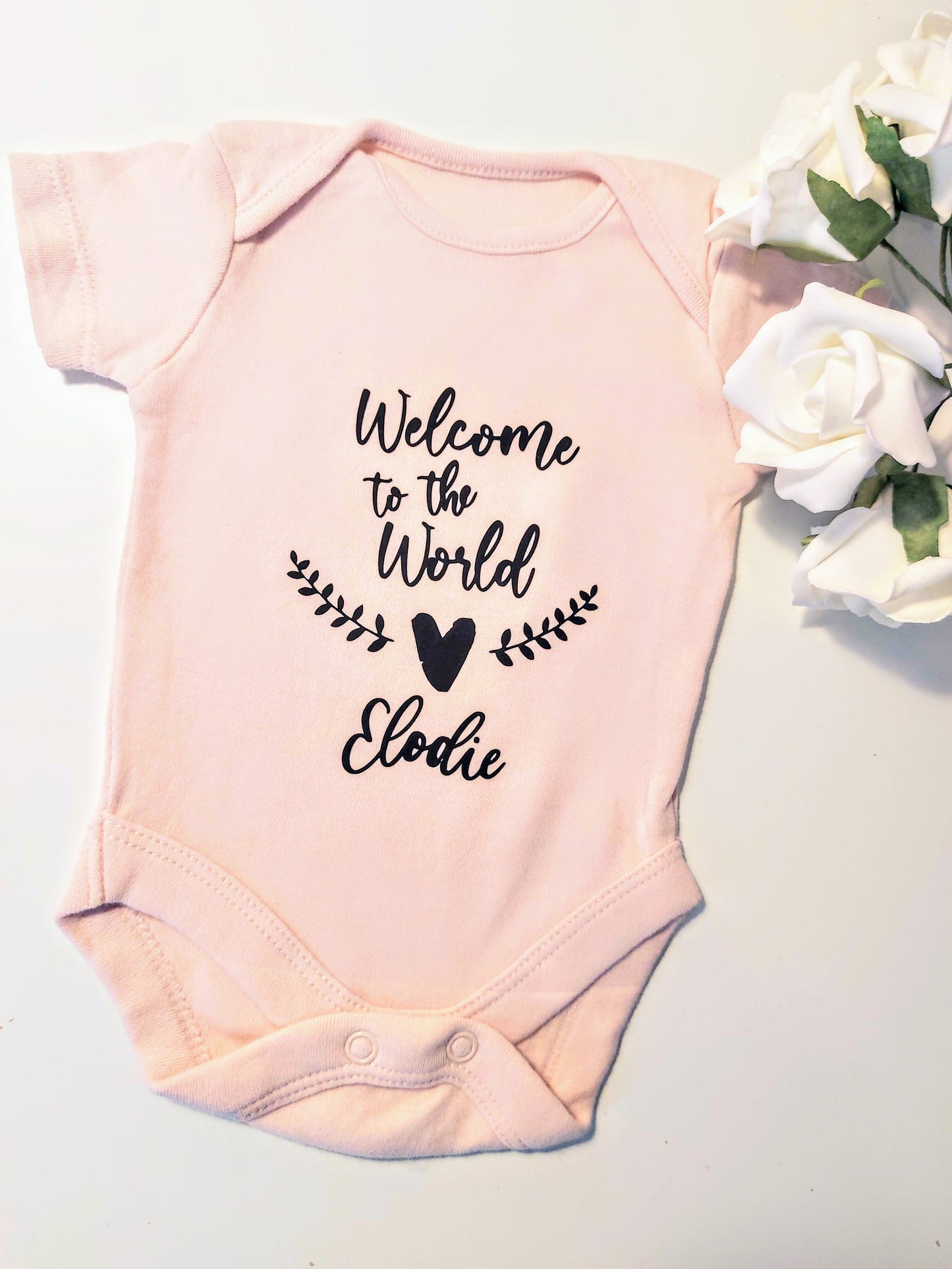 Welcome to The World Baby Vest