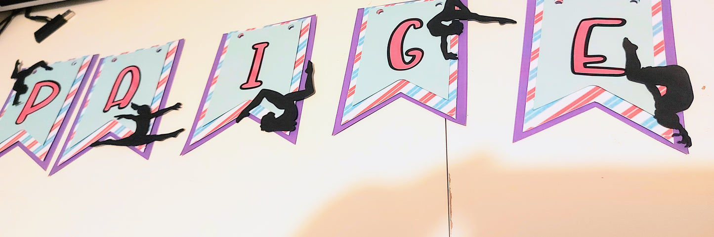 Gymnastics Celebration Banner