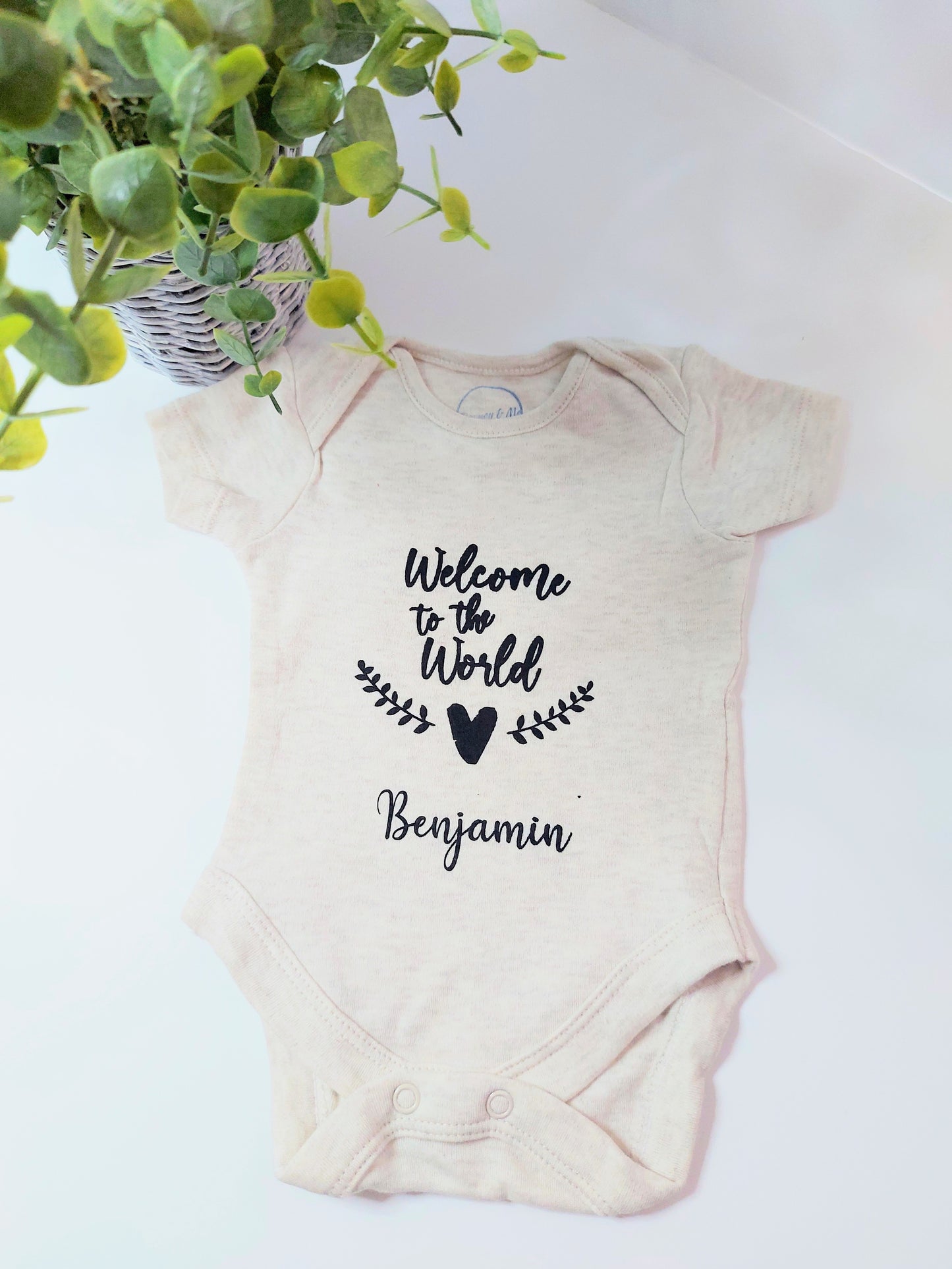 Welcome to The World Baby Vest