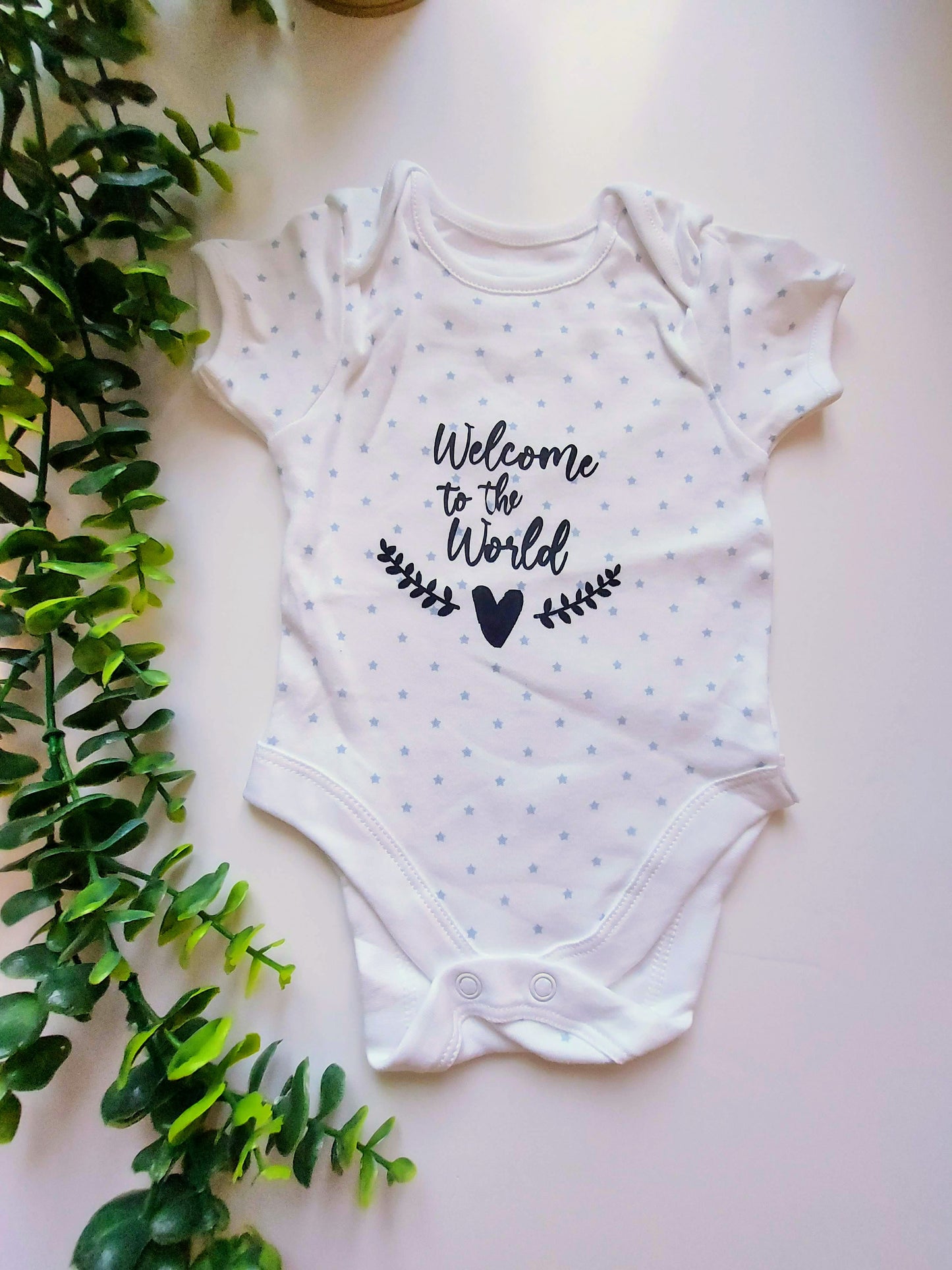 Welcome to The World Baby Vest