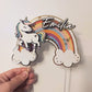 Rainbow Unicorn 3D Shaker Cake Topper