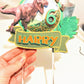 Dinosaur 3D Shaker Cake Topper