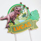 Dinosaur 3D Shaker Cake Topper